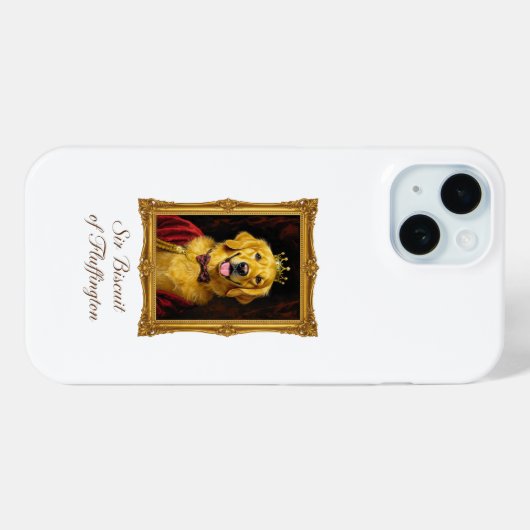 De heer Biscuit van Fluffington Case-Mate iPhone Case (Achterkant (horizontaal))