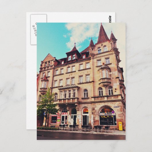 de heer Bleck - Friedrich-Ebert-Platz, Neurenberg Briefkaart (Voorkant / Achterkant)