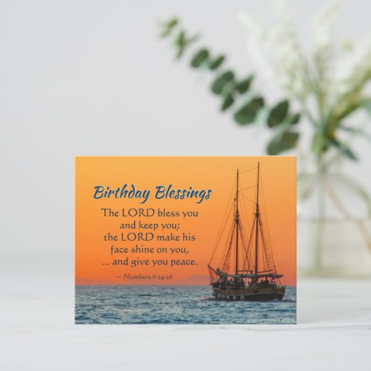 De Heer Bless Bless You Briefkaart (Staand voorkant)