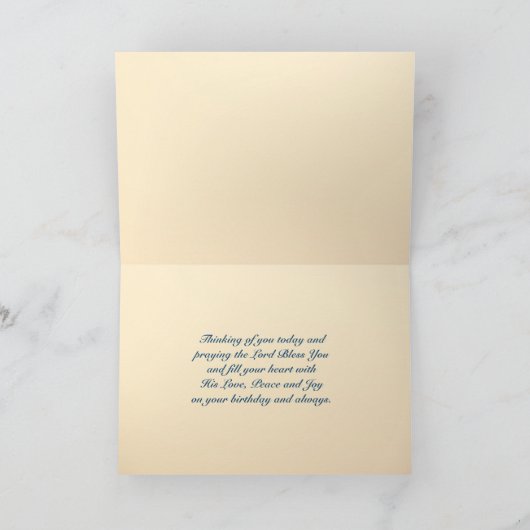 De Heer Bless Bless You Kaart (Binnen)