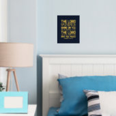 De heer Bless You and Keep you, nummers 6:24-26 Folie Afdrukken (Insitu (Slaapkamer))