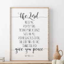 De heer Bless You and Keep you, nummers 6:24-26