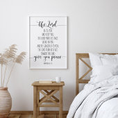 De heer Bless You and Keep you, nummers 6:24-26 Poster