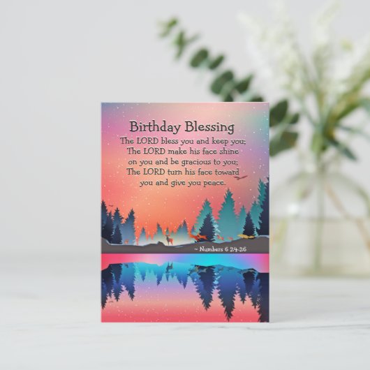 De Heer Bless You Briefkaart (Staand voorkant)