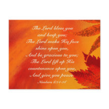 De Heer Bless You, de herfst laat Thanksgiving