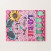 De heer Bless You en Keep You Religieuze Art Legpuzzel (Horizontaal)