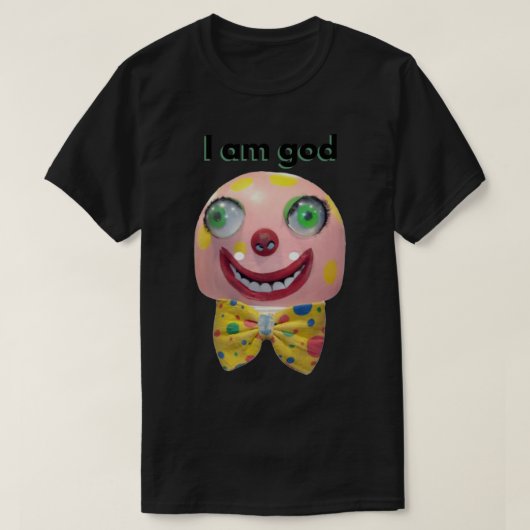 De heer Blobby is God T-shirt (Design voorkant)