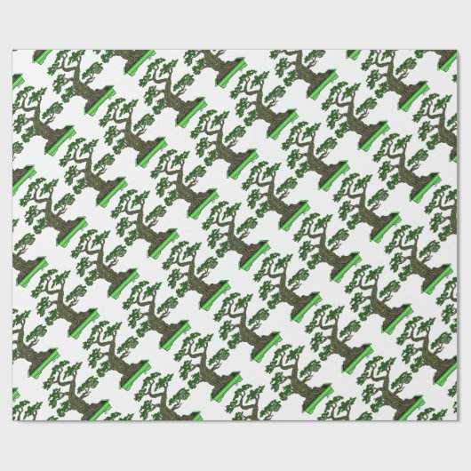 de heer Bonsai Cadeaupapier (Vlak)