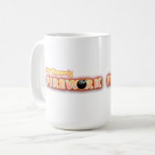 de heer Booms Firework Factory logo Koffiemok (Voorkant links)