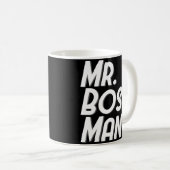 de heer Boss Man Funny Male Coffee Mok Gifts (Voorkant rechts)