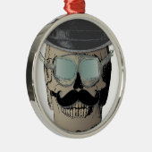 de heer Botten Steam Punk Time Traveler Metalen Ornament (Rechts)