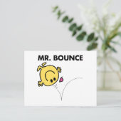 de heer Bounce | Klassieke post Briefkaart (Staand voorkant)