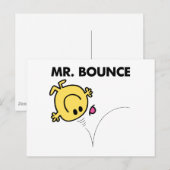 de heer Bounce | Klassieke post Briefkaart (Voorkant / Achterkant)