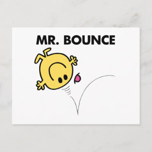 de heer Bounce   Klassieke post Briefkaart