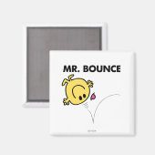 de heer Bounce | Klassieke post Magneet (Voorkant / Achterkant)