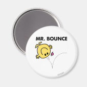 de heer Bounce | Klassieke post Magneet (Voorkant / Achterkant)