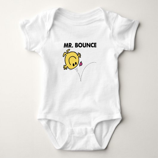 de heer Bounce | Klassieke post Romper (Voorkant)