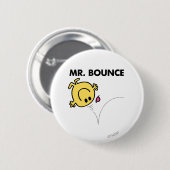 de heer Bounce | Klassieke post Ronde Button 5,7 Cm (Voorkant /achterkant)