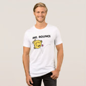 de heer Bounce | Klassieke post Tri-Blend Shirt (Voorkant volledig)