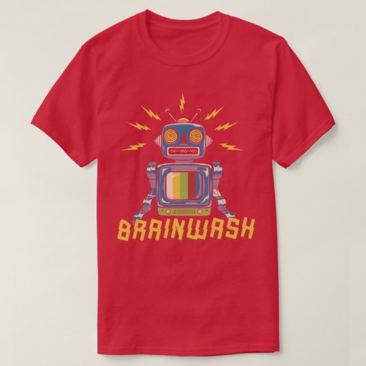 de heer Brainwash T-shirt (Design voorkant)