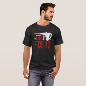 De heer Break is de heer Fix. T-shirt (Voorkant volledig)