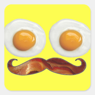 de heer Breakfast Stickers
