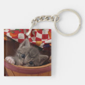 de heer Brown Sleutelhanger (Achterkant)