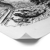 De heer Bumble en mevrouw Corney nemen thee Poster (Hoek)