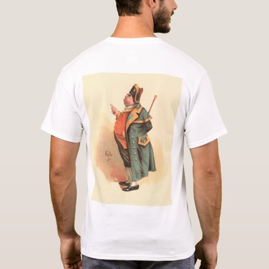 De heer Bumble van Kyd, Charles Dickens' Oliver Tw T-shirt (Achterkant)
