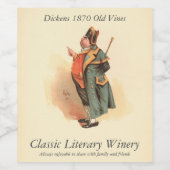 De heer Bumble van Kyd, Charles Dickens' Oliver Tw Wijn Etiket (Enkel label)