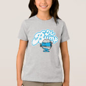 de heer Bump | Bandloopduim Tri-Blend Shirt (Voorkant)