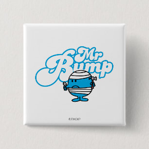 de heer Bump Bandloopduim Vierkante Button 5,1 Cm