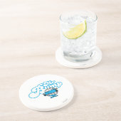 de heer Bump | Bandloopduim Zandsteen Onderzetter (Zijkant)