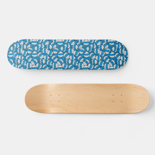 de heer Bump | Blauw smeltpatroon Persoonlijk Skateboard (Horizontaal)