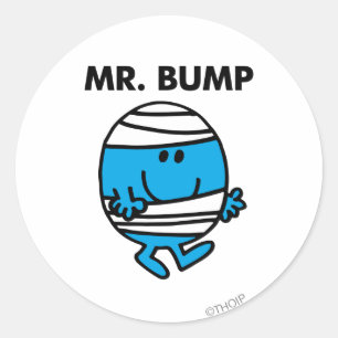 de heer Bump Classic 1 Ronde Sticker