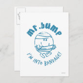 de heer Bump | Ik ben in Bandage Briefkaart (Voorkant / Achterkant)