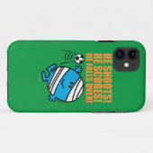 De heer Bump Play Soccer Case-Mate iPhone Case (Achterkant (horizontaal))