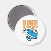 De heer Bump Play Soccer Magneet (Voorkant / Achterkant)