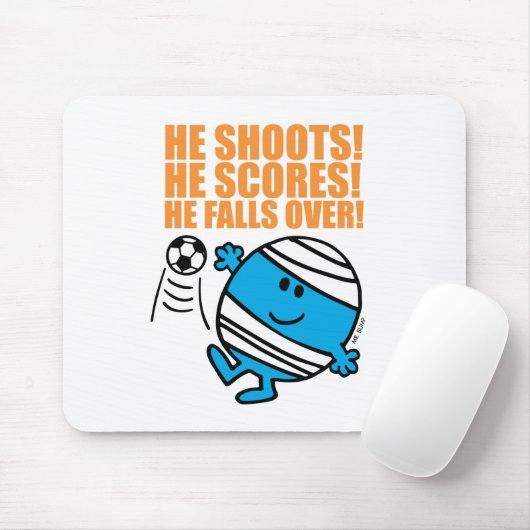 De heer Bump Play Soccer Muismat (Met muis)