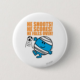 De heer Bump Play Soccer Ronde Button 5,7 Cm