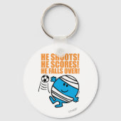 De heer Bump Play Soccer Sleutelhanger (Voorkant)