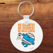 De heer Bump Play Soccer Sleutelhanger (Voorkant)