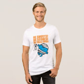 De heer Bump Play Soccer Tri-Blend Shirt (Voorkant volledig)