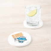 De heer Bump Play Soccer Zandsteen Onderzetter (Zijkant)