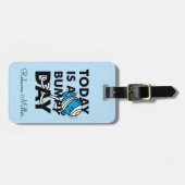 de heer Bump | Vandaag is het een trieste dag Bagagelabel (Voorkant horizontaal)