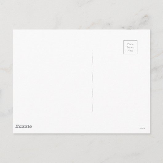 de heer Bump | Vandaag is het een trieste dag Briefkaart (Achterkant)