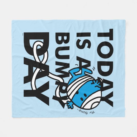 de heer Bump | Vandaag is het een trieste dag Fleece Deken (Voorkant (Horizontaal))