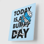 de heer Bump | Vandaag is het een trieste dag Vierkante Klok (Hoek)