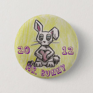 de heer Bunny 2012 Ronde Button 5,7 Cm