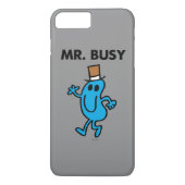 De heer Busy Waving Hallo Case-Mate iPhone Case (Achterkant)